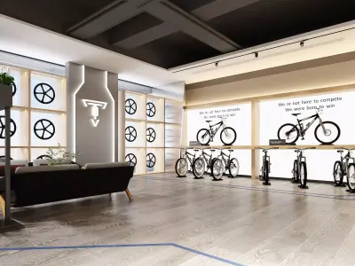 Bicycle Shop - Cycling Equipment Store 3D model