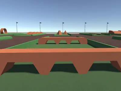 Mini Golf Course 3D model