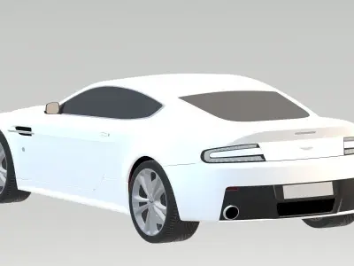 Supercars for games 1 Low-poly 3D model