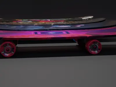 Skateboard - High Quality Realistic Skateboard 3D mode 3D model