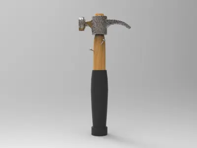 Hammer Low-poly 3D model 49