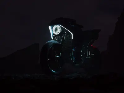 MOTORBIKE OWL 3D model