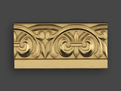 5 Borders Ornamental Pack 6 3D model