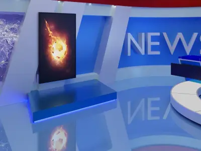 News Set - Virtual  3D model