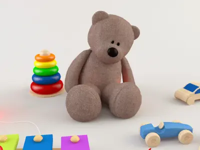 Toys Pack 1 Low-poly 3D model