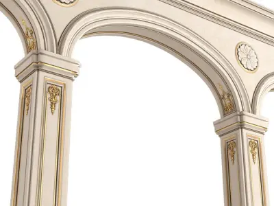 Classic arched opening 3D model