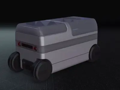 robotic vehicle delivery  3D model