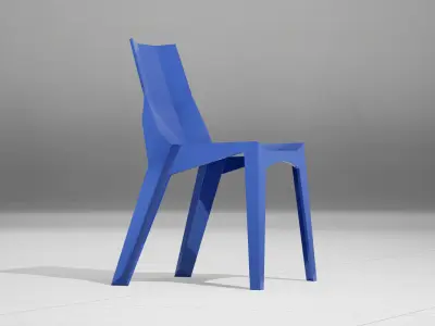 Karim Rashid Poly Chair UE4 Low-poly 3D model