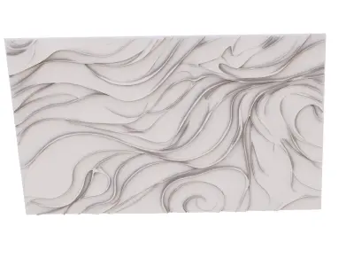 decor set wall panel wall relief mural CNC 50 3D model