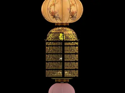 Chinese lantern 3D model 28