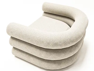 CloudRest Chair Free low-poly 3D model