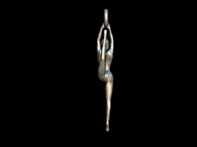 Pendant Gymnastic girl  3D print model