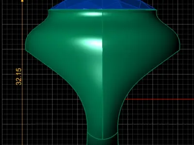 LUXURY RUBY MEN RING 3D PRINTABLE MODEL 3D print model