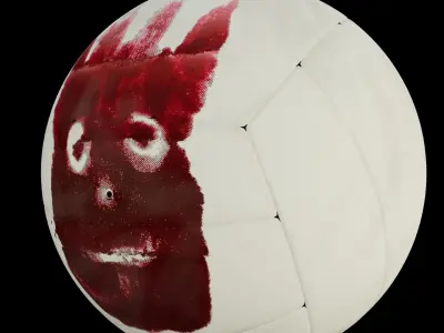 3d model of a Wilson volley ball Low-poly 3D model