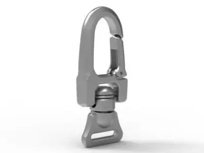 Luxury Metal Bag Hook  Premium Purse Carabiner  3D print model