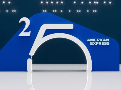 gate with stage with table 25  3D model