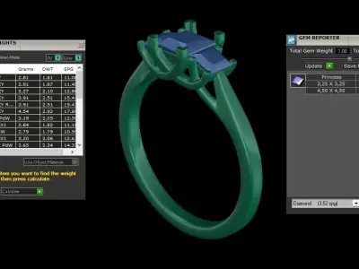  ring code 248 3D print model