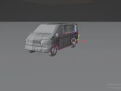NORMAL VAN MODLE 3D model