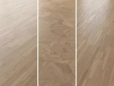 Parquet Oak Molasses Sanded set 7 3D model