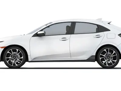 Honda Civic Hatchback 2017 3D model