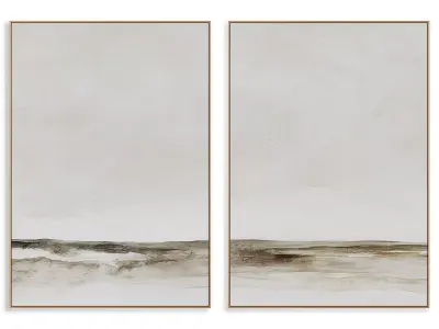 Abstract Painting Frame set 3D model 331