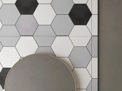 cabinet American bathroom 3D model
