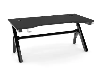 Gaming Computer Table Low-poly 3D model