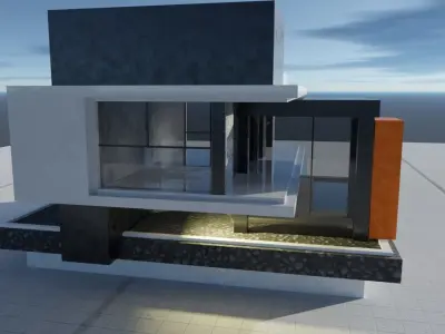 House 5  Low-poly 3D model