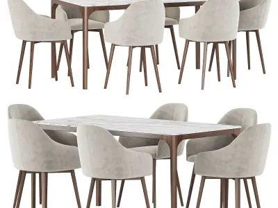 Dining set 21 3D model
