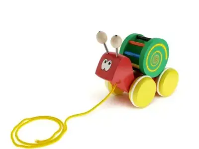 Colorful Pull Toy 3D model