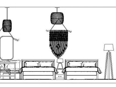 FURNITURE HOMESTAY STYLE 3D print model