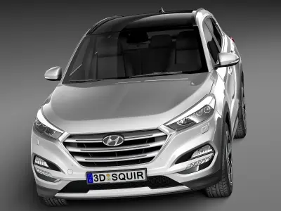 Hyundai Tucson EU-Version 2016 3D model