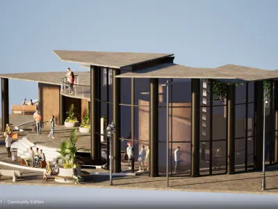 Exterior Museum 3D model