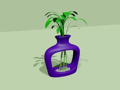 Empty Vases 04 - Modern Plant Vase - STL Printable 3D print model