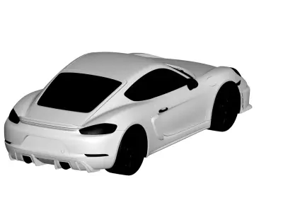 Porsche 718 Cayman  3D model