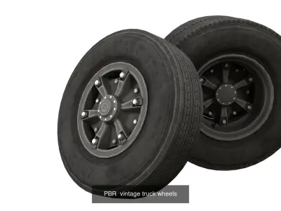 PBR wheel collecton 3D Model Pack