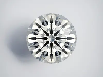 Diamond Round Cut 3D model 3D model