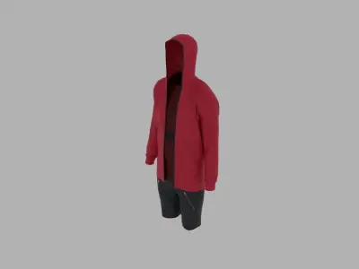 Sport Suit Low-poly 3D model 36