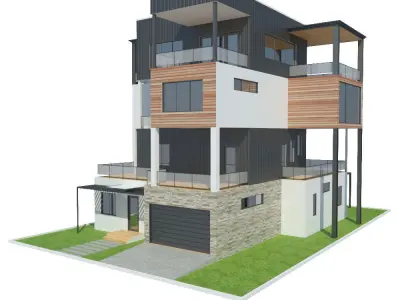 House 13 Free 3D model