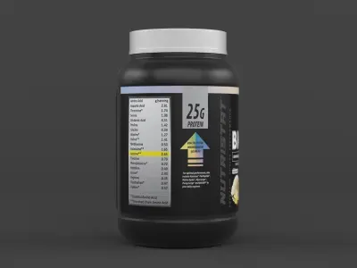 Protein Powder 3D model