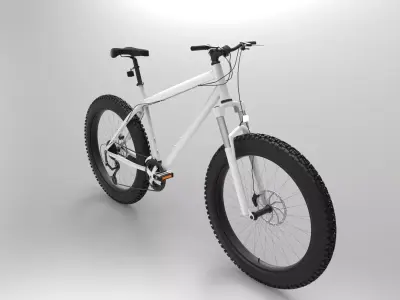 Mountain Bike Low-poly 3D model