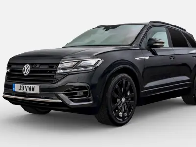 Volkswagen Touareg 2020 Black Edition Low-poly 3D model