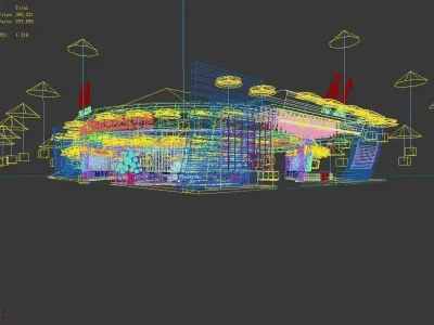 Exhibition - Area - 34X23-3DMAX2009-06 3D model