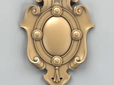 Cartouche 002 3D model