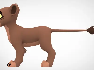 Mjanja Cub 3D model