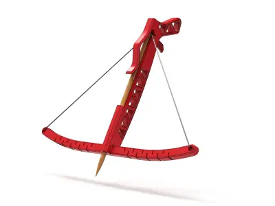 Toothpick crossbow 3D print model