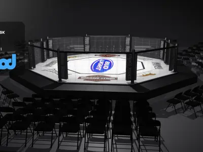 Boxing Ring 3D model