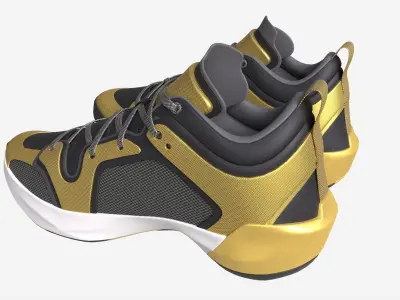 Low Basketball Shoes 3D model