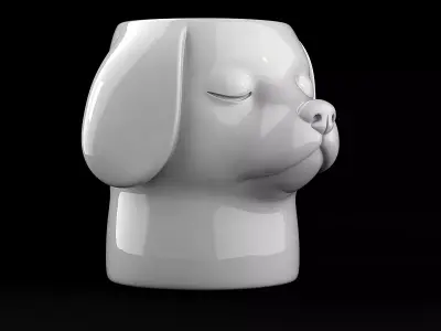 Dog Vase 3D print model