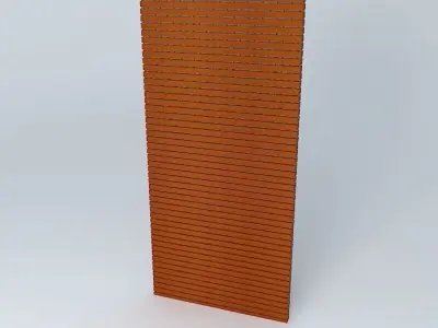 Wall pegboard Free 3D model